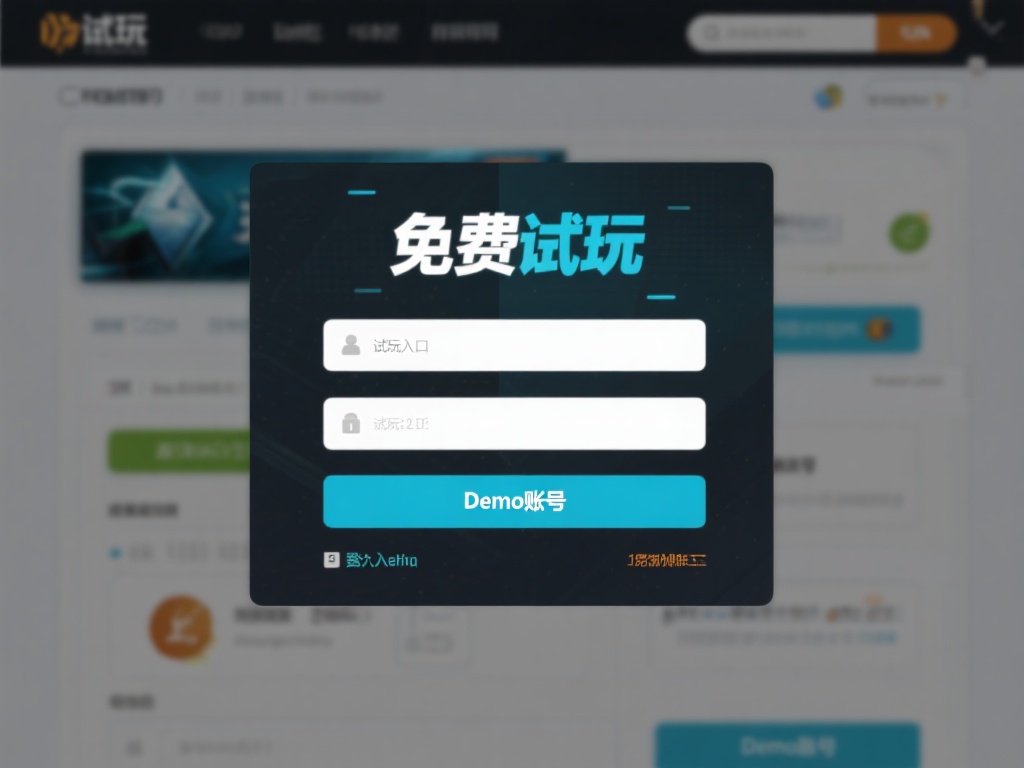 找到试玩入口：在官网首页，通常会有“免费试玩”或“